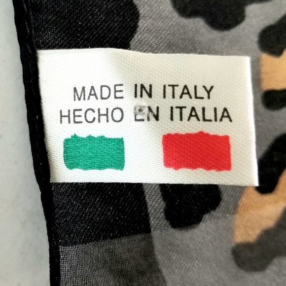 Symphony Made In Italy Animal Safari Print Polyester Scarf,  34 " x 34 " - Picture 10 of 10